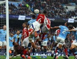 Drama 4 Gol, 10 Pemain Arsenal Imbangi Man City