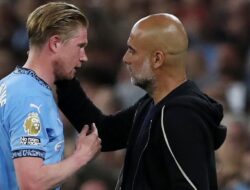 Guardiola Menangis di Malam Perpisahan Kevin De Bruyne