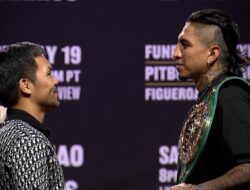 Pacquiao Tertawa saat Faceoff Lawan Barrios