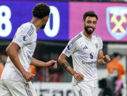 Bruno Fernandes 2 Gol, MU Sikat West HAM 2-1 di AS