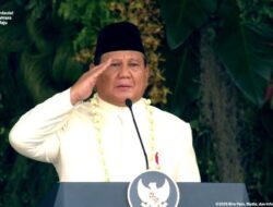 Prabowo Pakai Baju Adat Melayu Saat Upacara HUT RI ke-80 di Istana