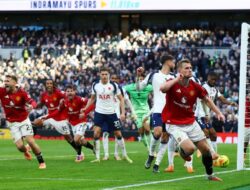 2 Gol di Injury Time, MU Imbang Lawan Tottenham