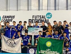 UIN Bandung Juara Campus League Futsal Putra Regional Jakarta