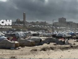 Tenda Pencari Suaka Warga Gaza Kebanjiran Imbas Badai Ekstrem